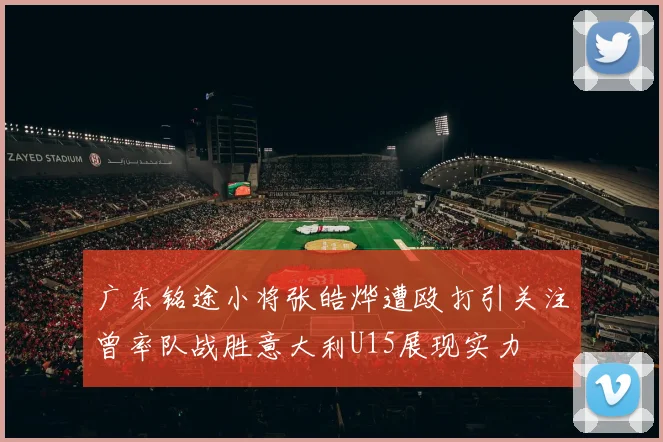广东铭途小将张皓烨遭殴打引关注曾率队战胜意大利U15展现实力